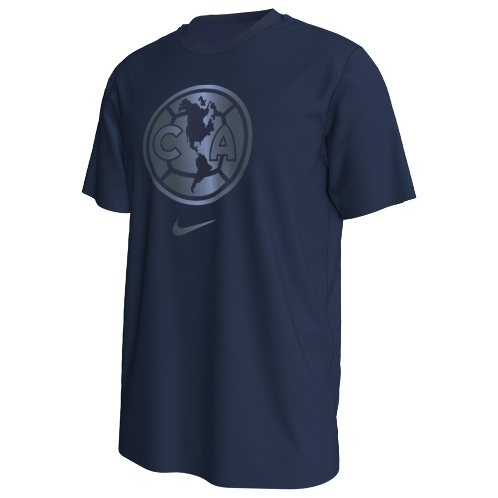 Club America Nike 2023 Crest T-Shirt - Navy