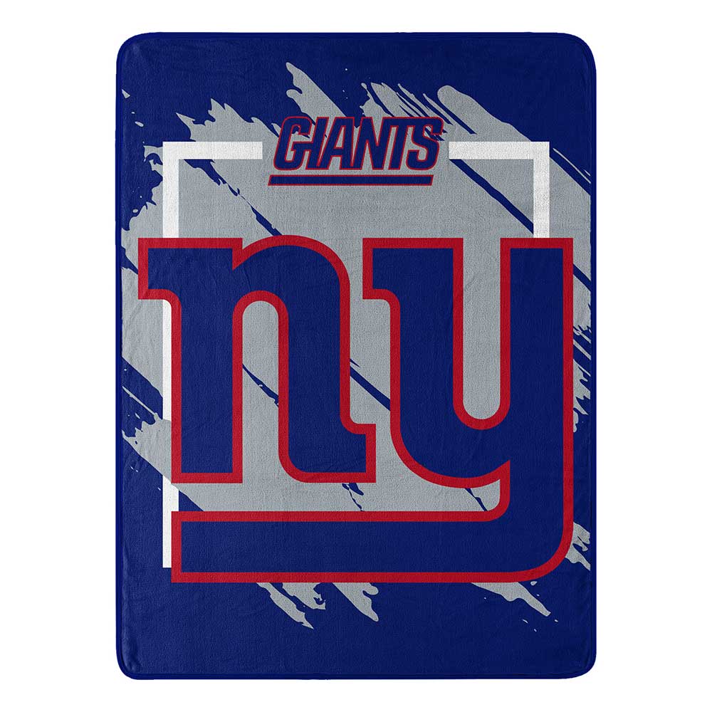 NFL New York Giants Northwest Dimensional 46x60 Super Plush Throw
