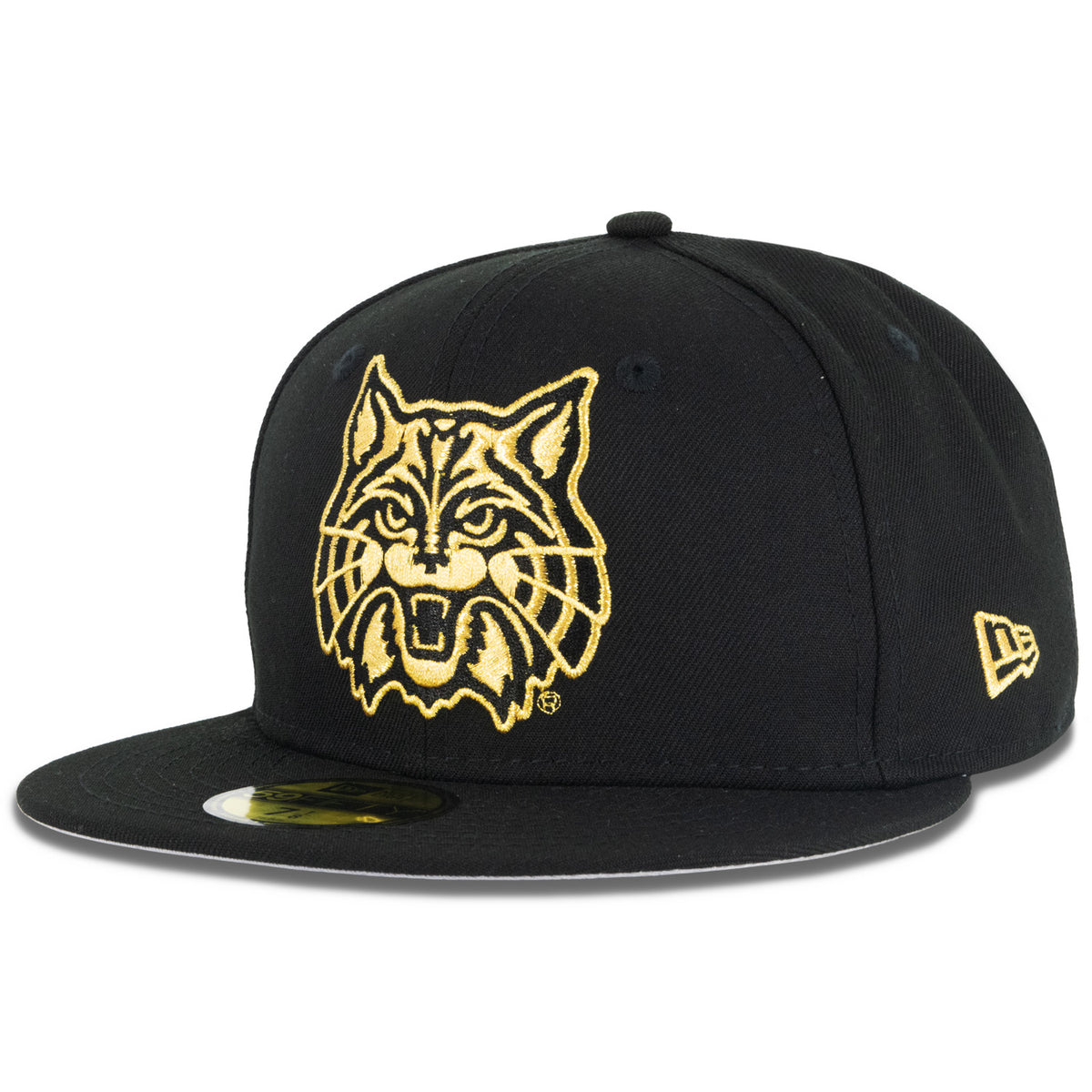 NCAA Arizona Wildcats New Era Black &amp; Gold 59FIFTY Fitted