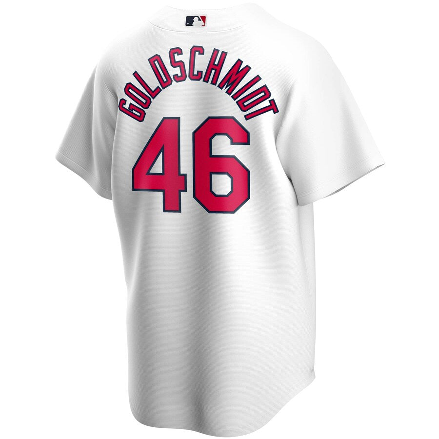 MLB St. Louis Cardinals Paul Goldschmidt Nike Official Home Replica Jersey - White - Just Sports
