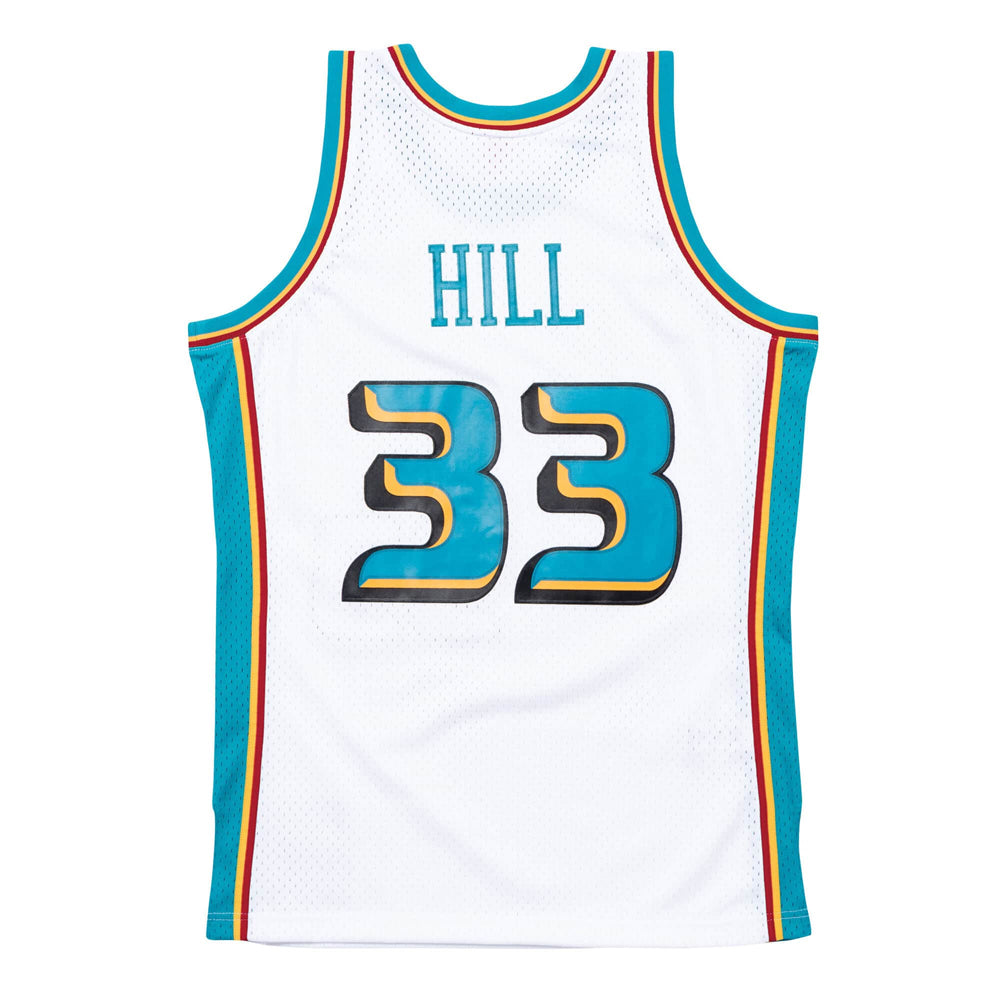NBA Detroit Pistons Grant Hill Mitchell &amp; Ness &#39;86 Retro Swingman Jersey