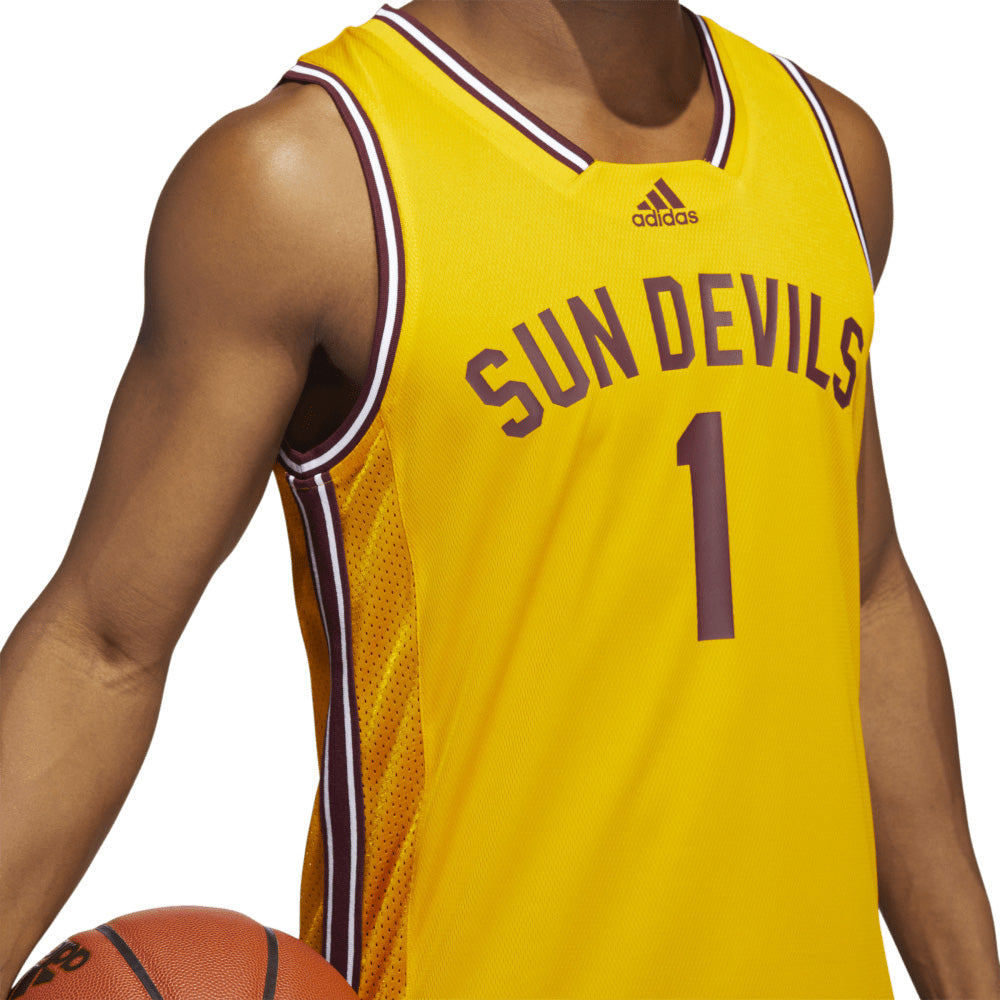 NCAA Arizona State Sun Devils adidas Reverse Retro Basketball Jersey
