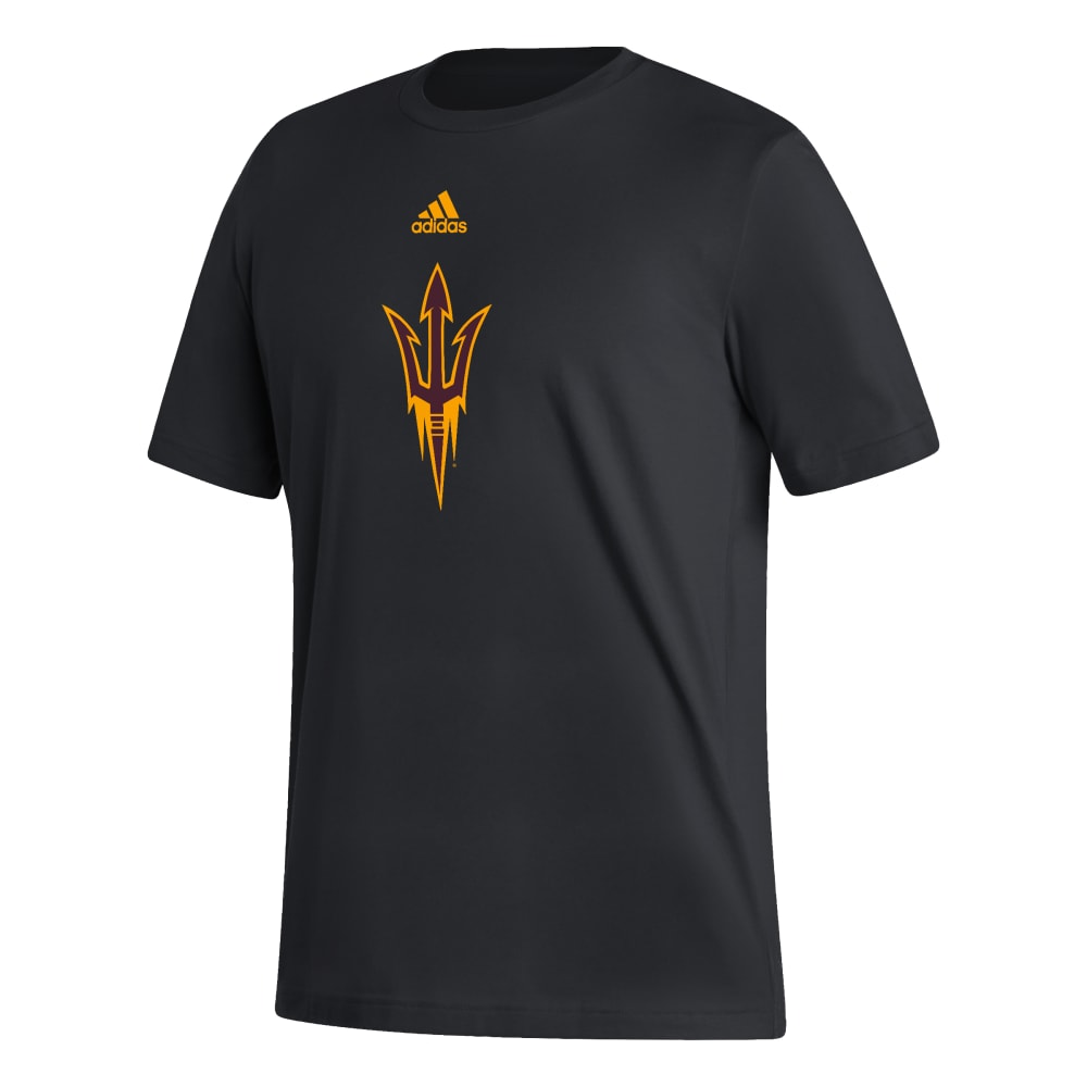 NCAA Arizona State Sun Devils Adidas Creator Fork Tee - Black