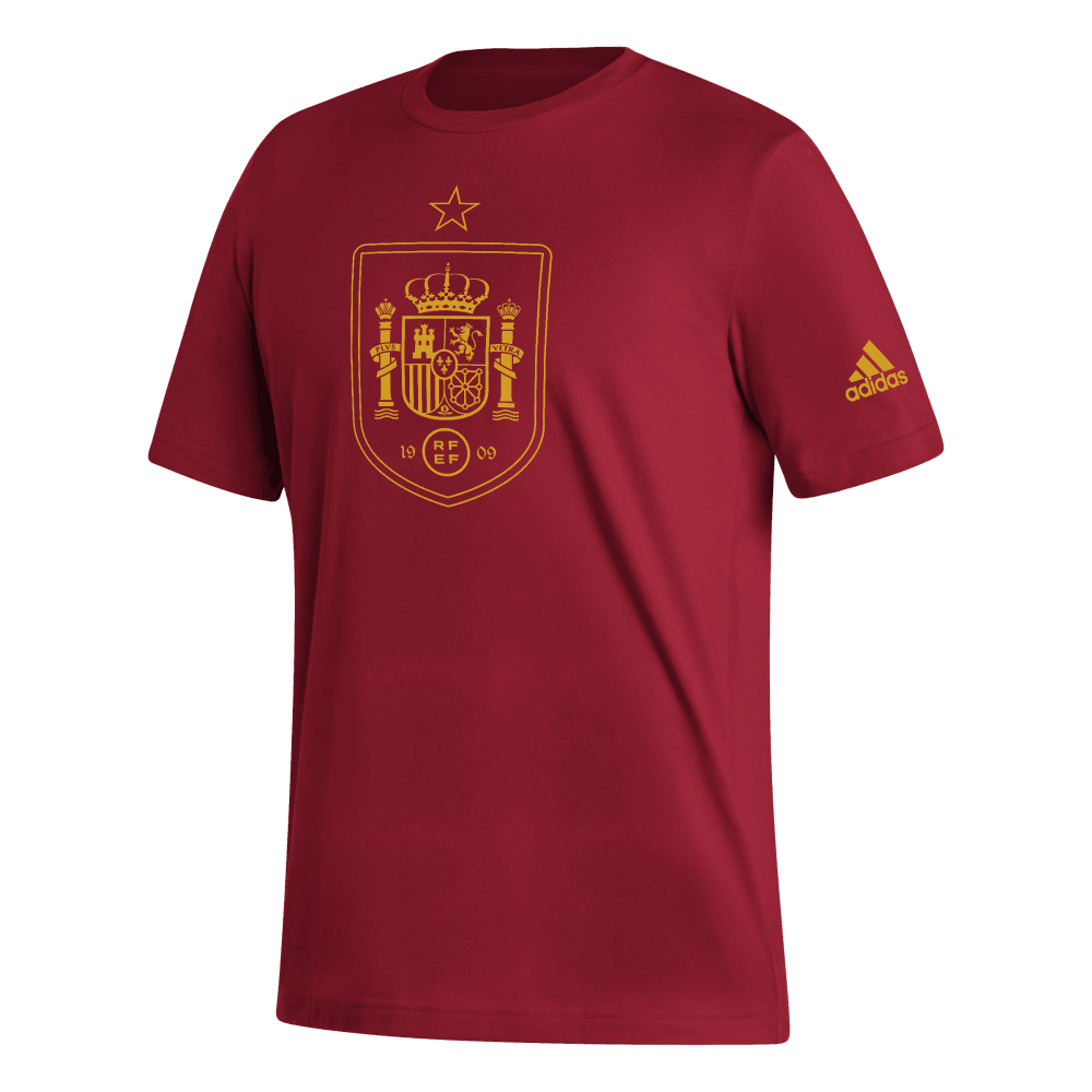 Spain National Team adidas Outlined Crest Tee