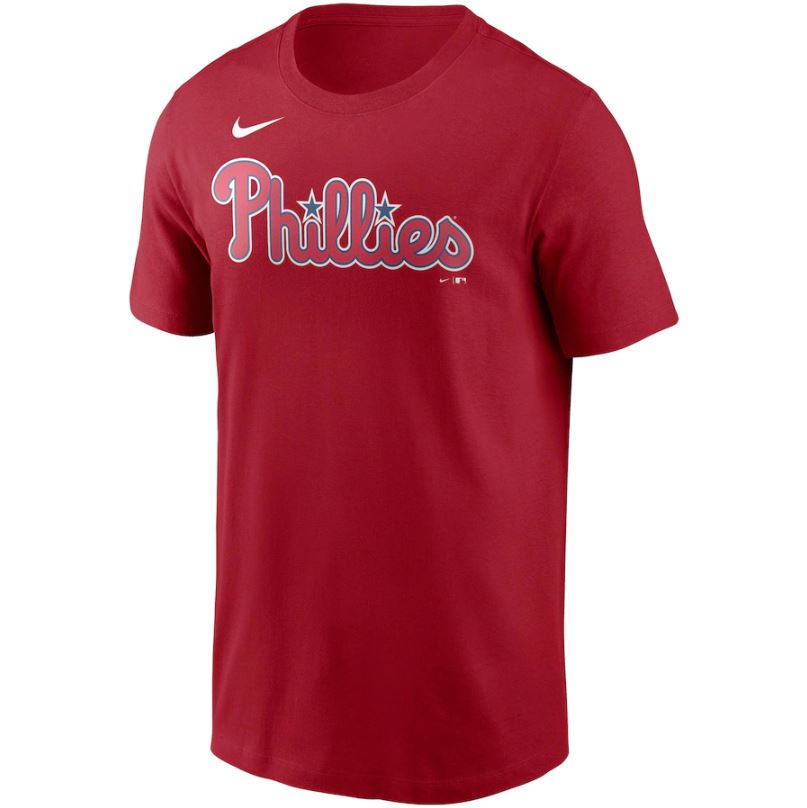 MLB Bryce Harper Philadelphia Phillies Nike Name &amp; Number Tee - Red