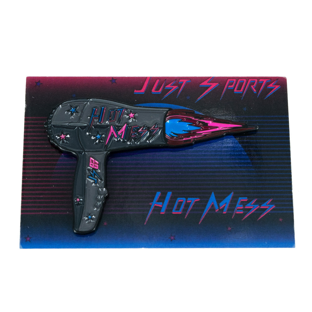 Just Sports Hot Mess Hair Dryer Pin