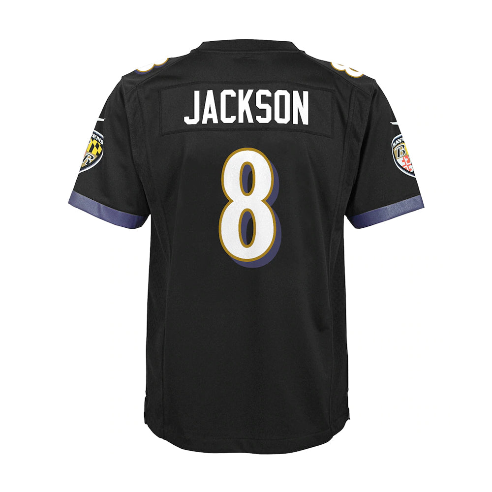 NFL Baltimore Ravens Lamar Jackson Youth Nike Alternate Game Jersey
