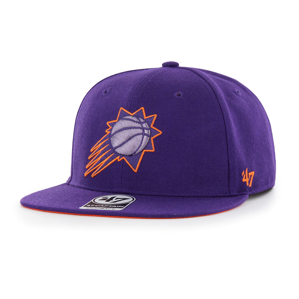 NBA Phoenix Suns &#39;47 Ultra Violet Logo Captain Snapback