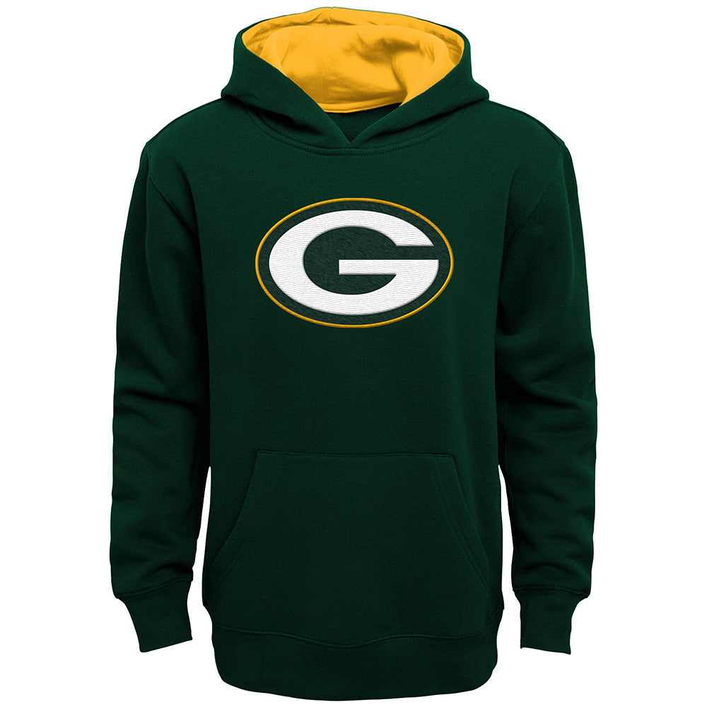 NFL Green Bay Packers Youth Outerstuff Prime Pullover Hoodie