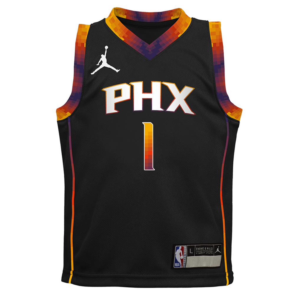 NBA Phoenix Suns Devin Booker Kids Jordan &#39;22 Statement Edition Swingman Jersey