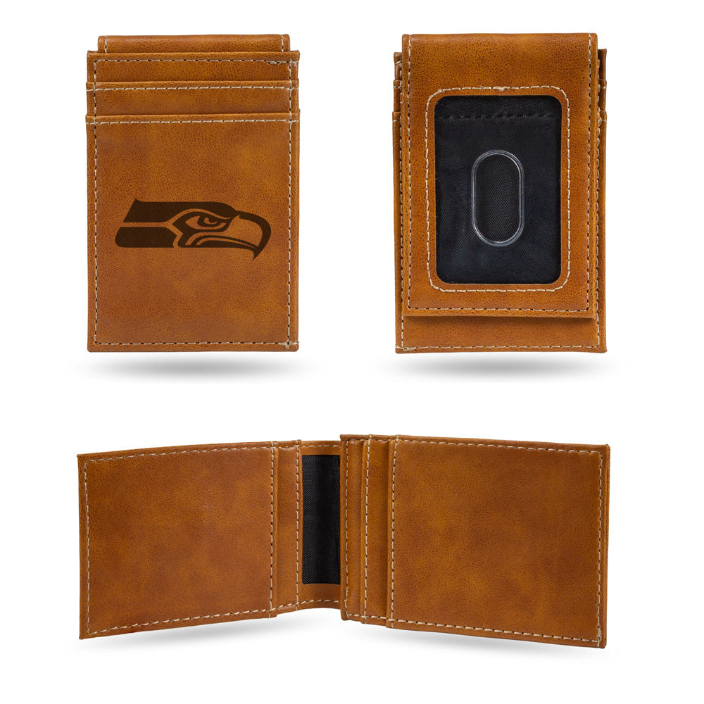 NFL Seattle Seahawks Rico Logo Front Pocket Wallet