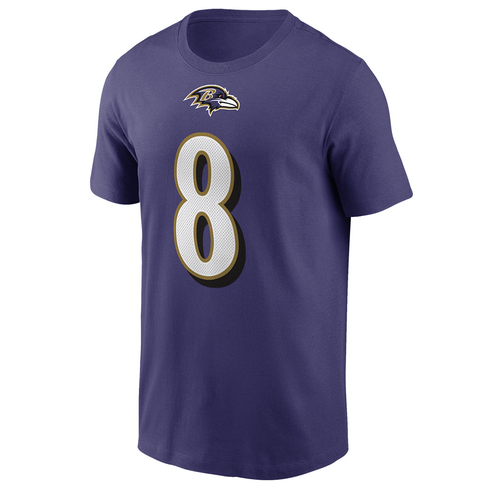 NFL Baltimore Ravens Lamar Jackson Nike Player Pride Name &amp; Number Tee