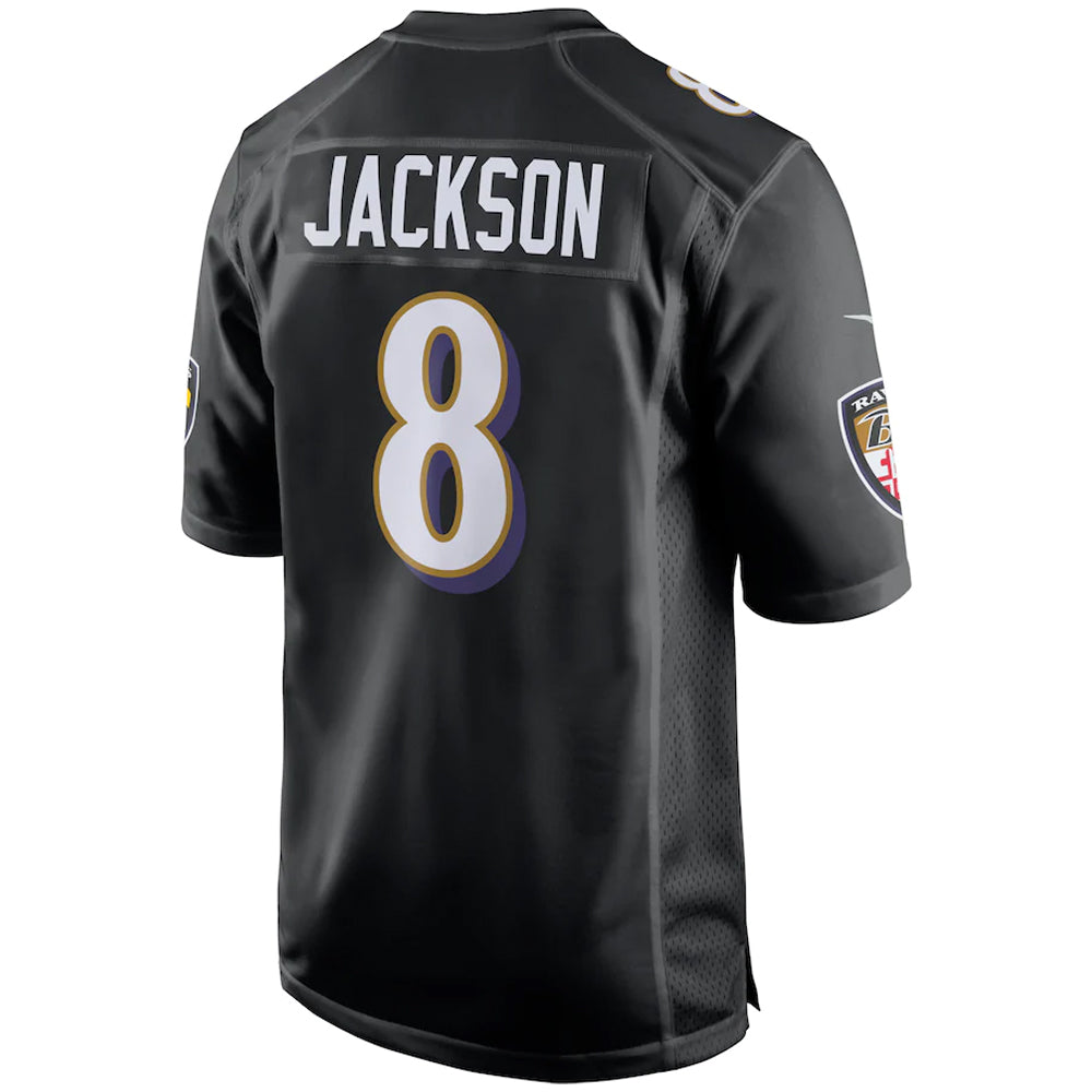NFL Baltimore Ravens Lamar Jackson Nike Alternate Game Jersey
