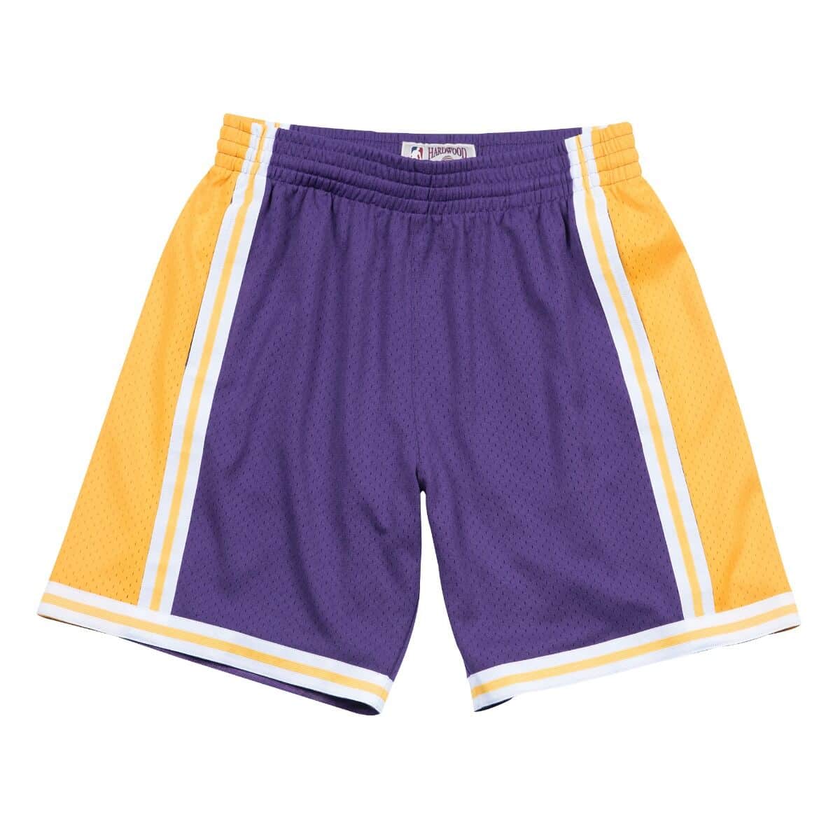 NBA Los Angeles Lakers Mitchell &amp; Ness &#39;84 Retro Swingman Shorts