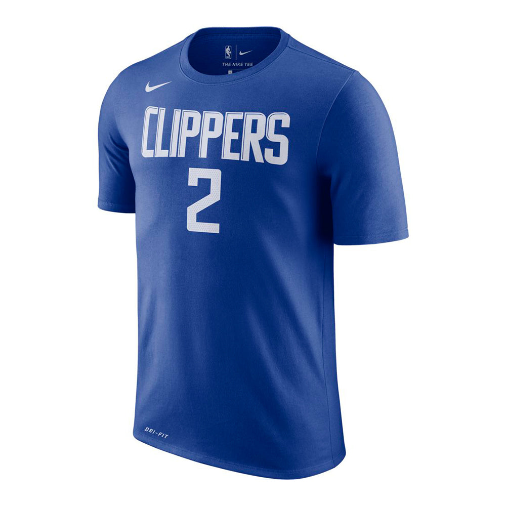 NBA Los Angeles Clippers Kawhi Leonard Nike Name &amp; Number Tee - Blue
