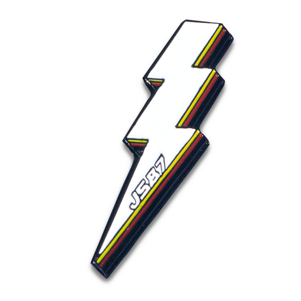 Just Sports Retro Lightning Pin