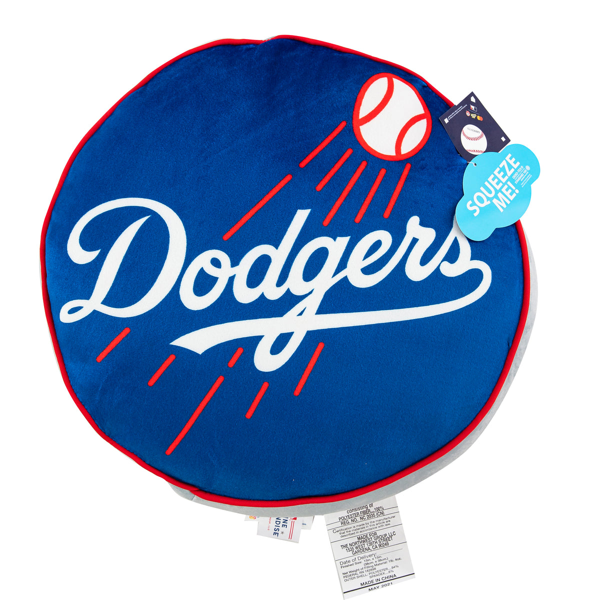 MLB Los Angeles Dodgers Northwest Logo Cloud Pillow