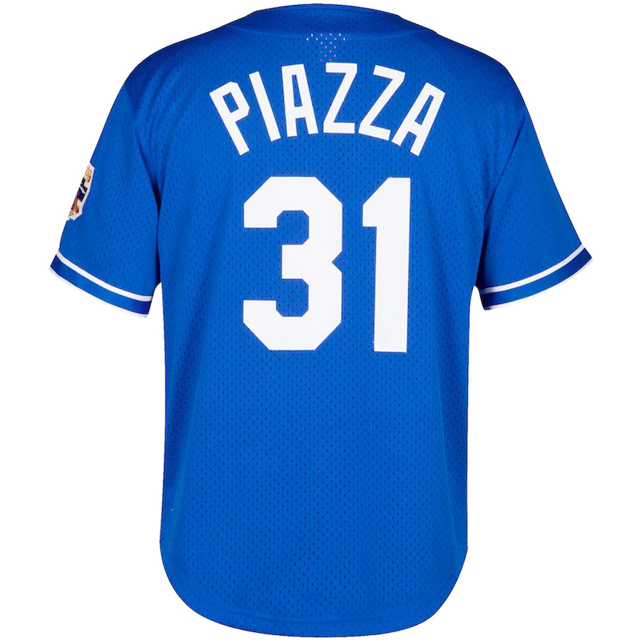 MLB Los Angeles Dodgers Mike Piazza Mitchell &amp; Ness &#39;97 Authentic Batting Practice Jersey