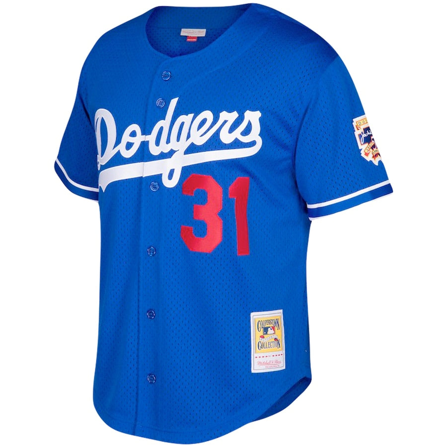 MLB Los Angeles Dodgers Mike Piazza Mitchell &amp; Ness &#39;97 Authentic Batting Practice Jersey