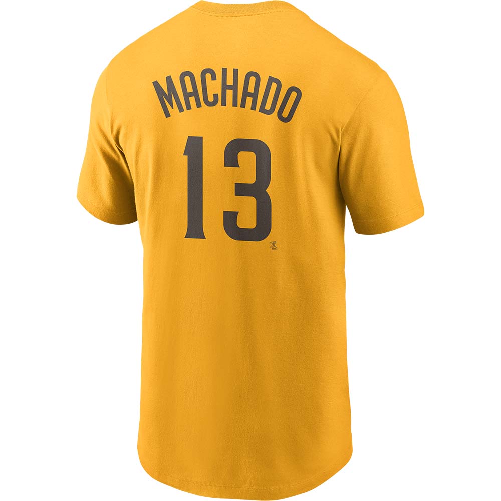 MLB San Diego Padres Manny Machado Nike Name &amp; Number Tee