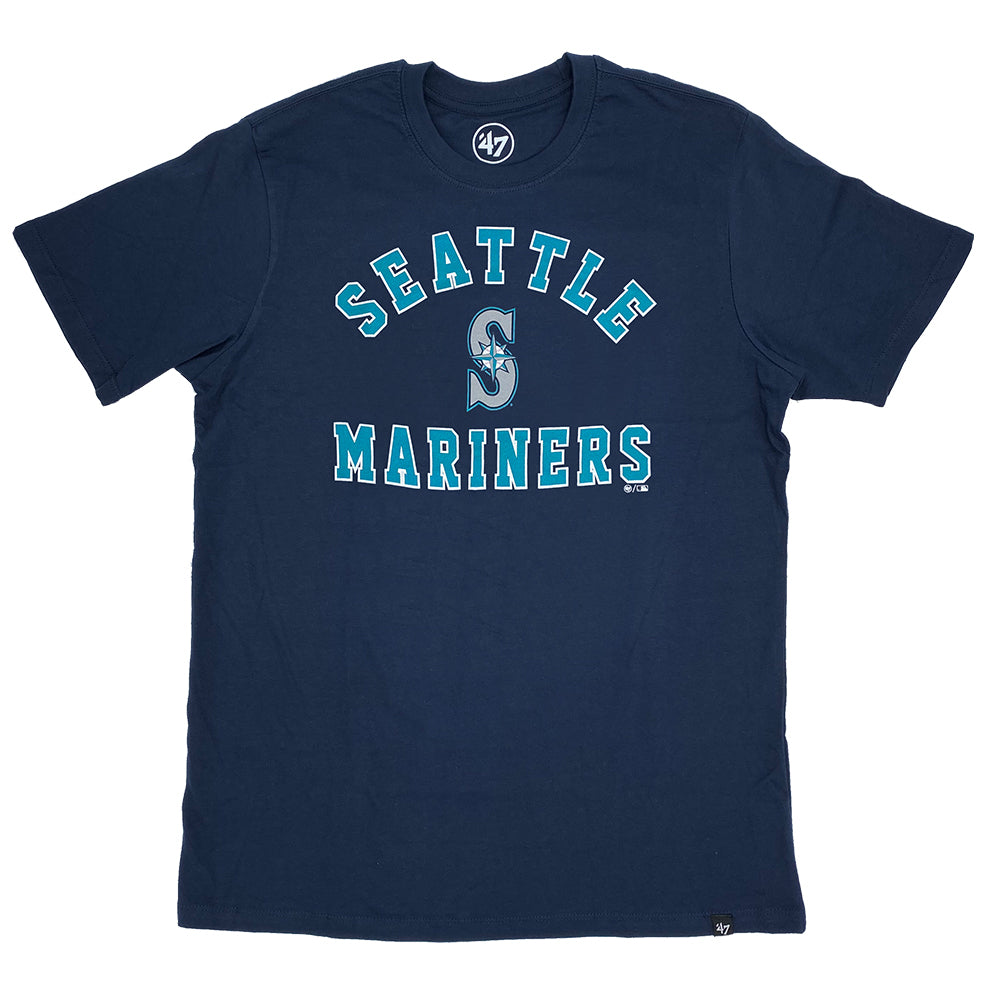 MLB Seattle Mariners &#39;47 Varsity Arch Tee - Navy