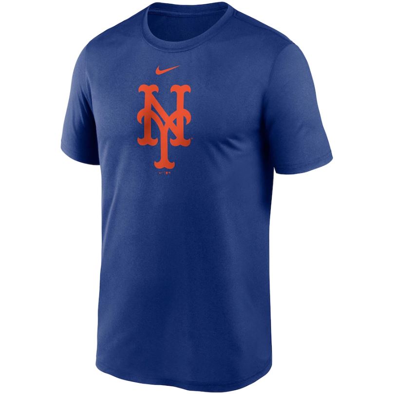 MLB New York Mets Nike Large Logo Legend Tee - Blue - Just Sports