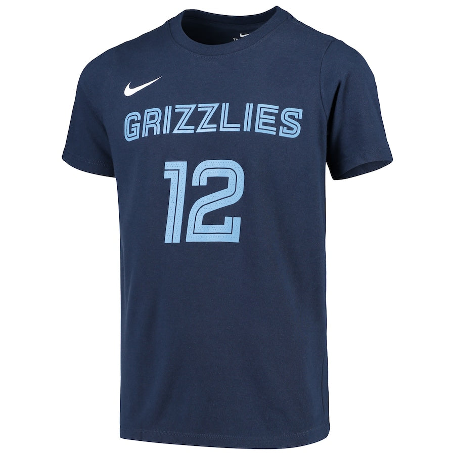 NBA Memphis Grizzlies Ja Morant Youth Nike Icon Name &amp; Number Tee