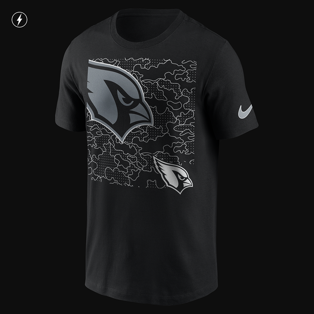 NFL Arizona Cardinals Nike Midnight Cotton Essential T-Shirt - Black