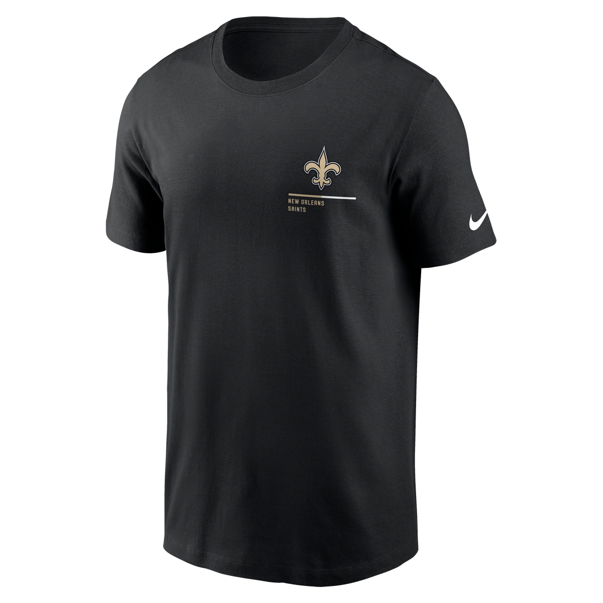 NFL New Orleans Saints Nike Team Incline T-Shirt - Black