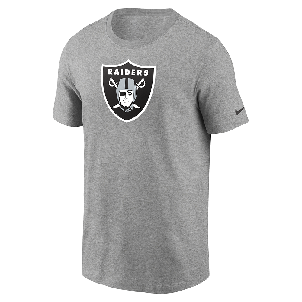 NFL Las Vegas Raiders Nike Essential Logo T-Shirt - Gray