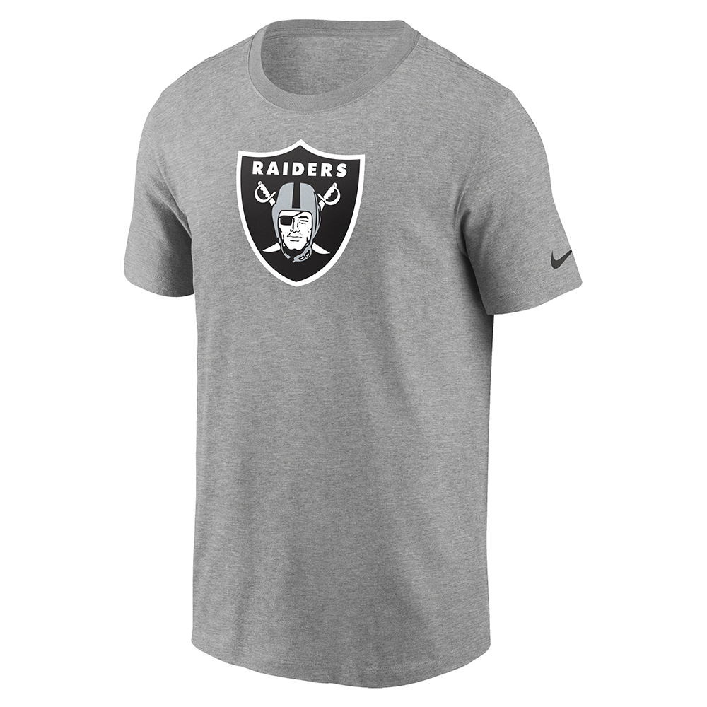 NFL Las Vegas Raiders Nike Essential Logo Tee - Black/Gray