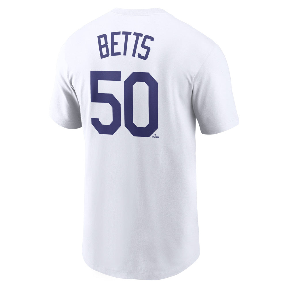 MLB Los Angeles Dodgers Mookie Betts Nike Name & Number Tee - Just Sports