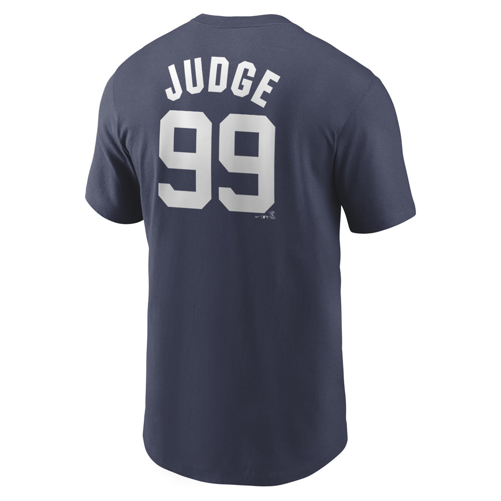 MLB New York Yankees Aaron Judge Nike Name &amp; Number Tee - Navy - Just Sports