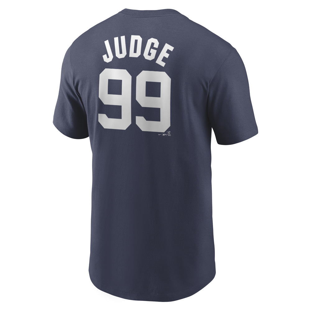 MLB New York Yankees Aaron Judge Nike Name & Number Tee - Navy - Just Sports