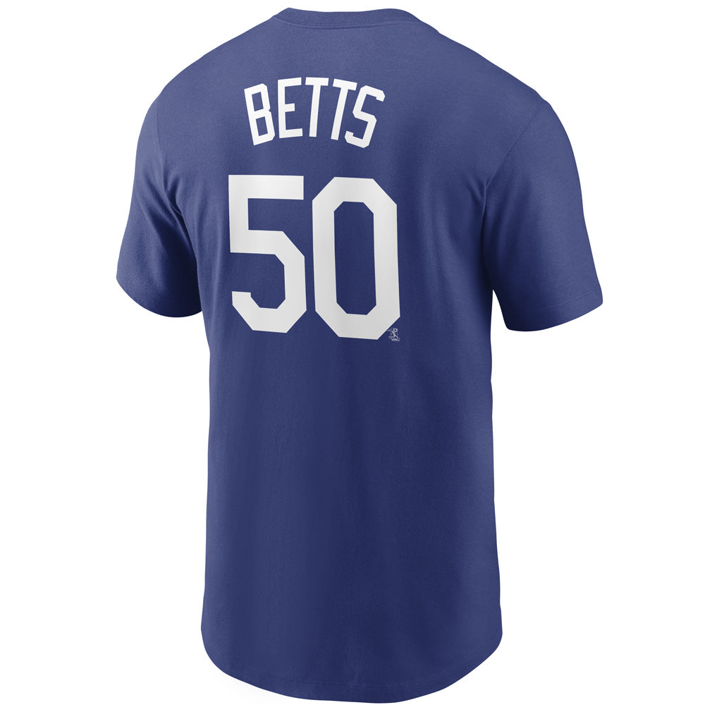MLB Los Angeles Dodgers Mookie Betts Nike Name &amp; Number Tee - Just Sports