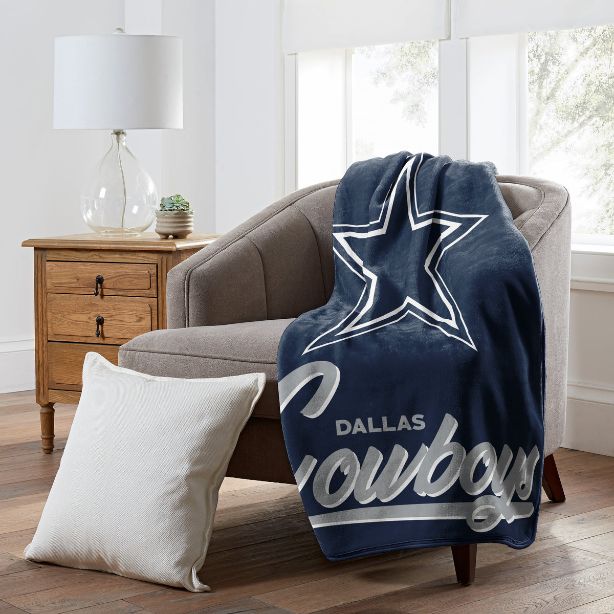 NFL Dallas Cowboys Northwest Signature Raschel Blanket
