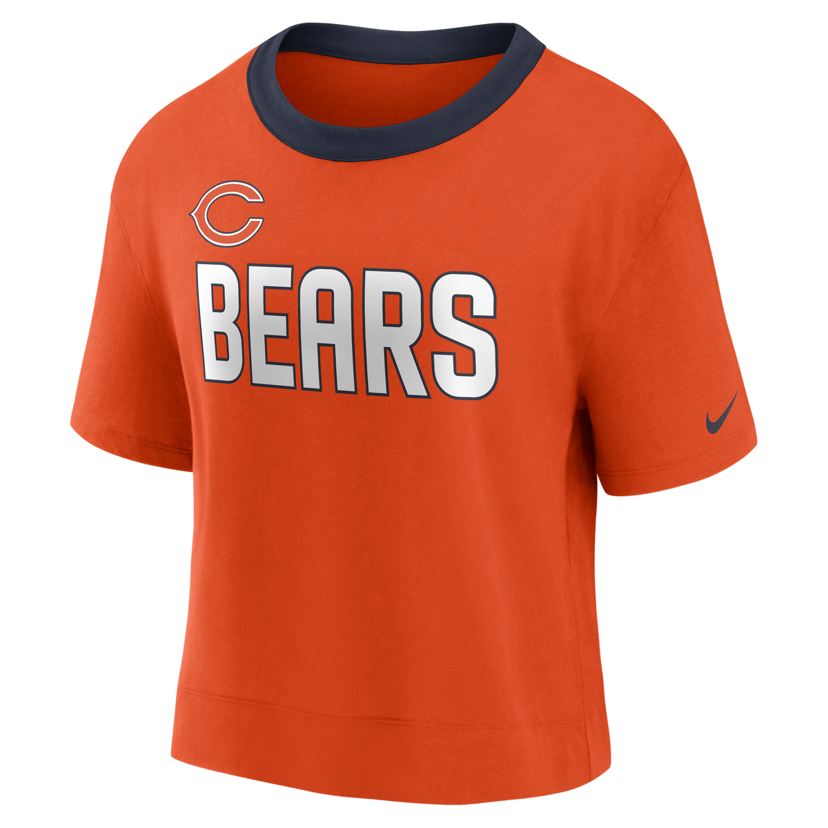 NFL Chicago Bears Women&#39;s Nike Football Fan Crop Top - Orange