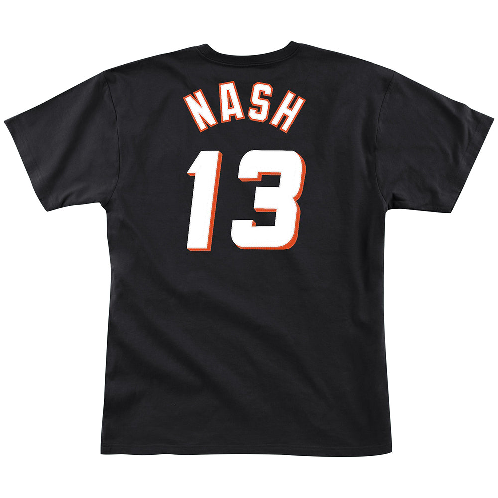 NBA Phoenix Suns Steve Nash Mitchell &amp; Ness Retro Name &amp; Number Tee - Black