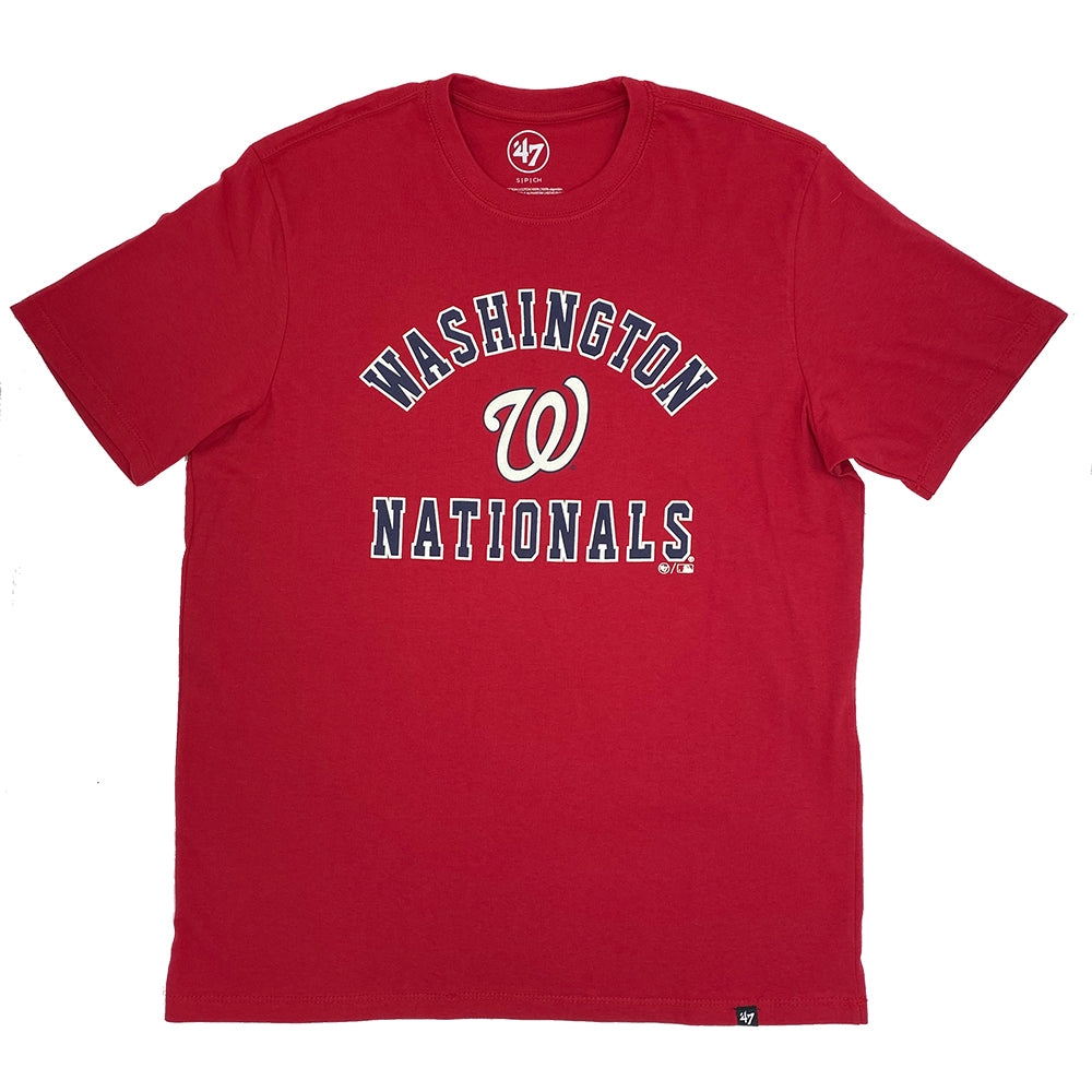 MLB Washington Nationals &#39;47 Varsity Arch Tee - Red