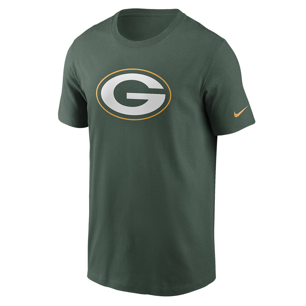 NFL Green Bay Packers Nike Cotton Essential Logo Tee - Green