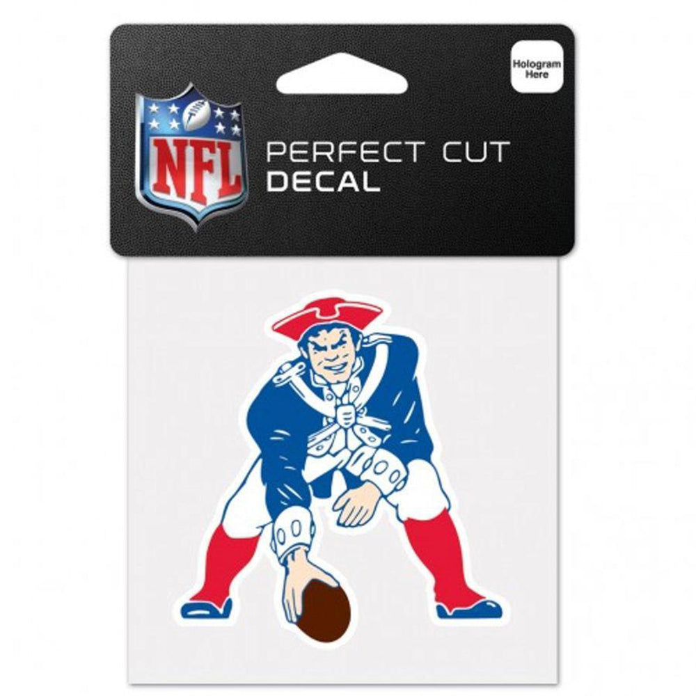 NFL New England Patriots WinCraft 4x4 Retro Decal - Just Sports