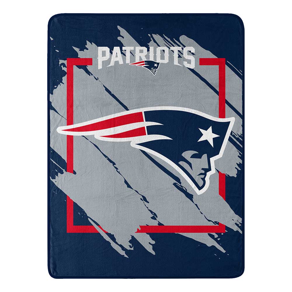 NFL New England Patriots Northwest Dimensional 46x60 Super Plush Throw