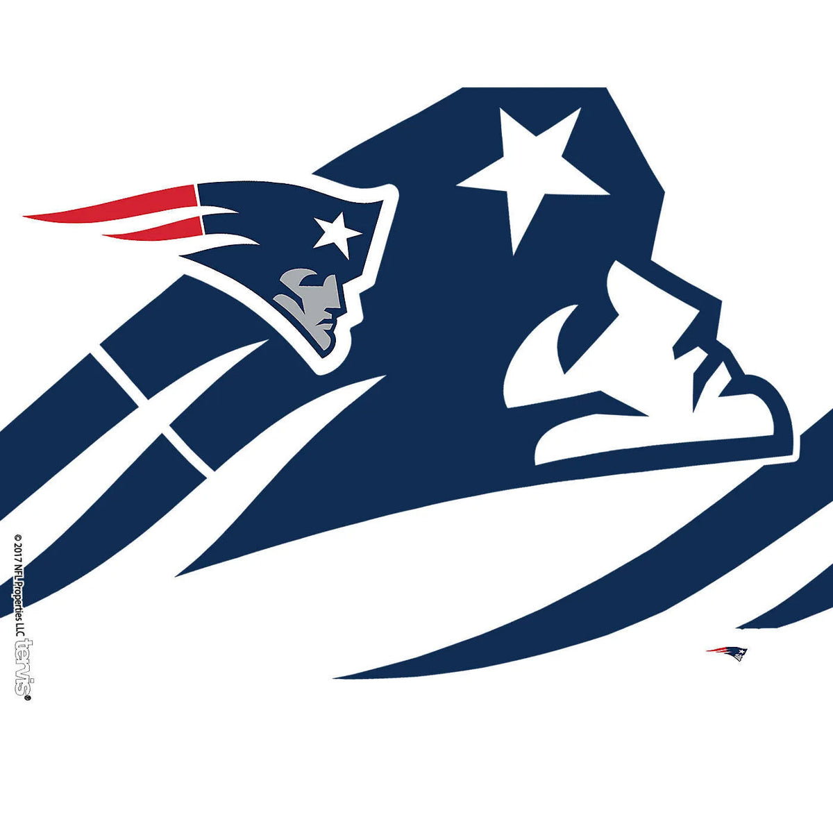 NFL New England Patriots Tervis 24oz Genuine Tumbler