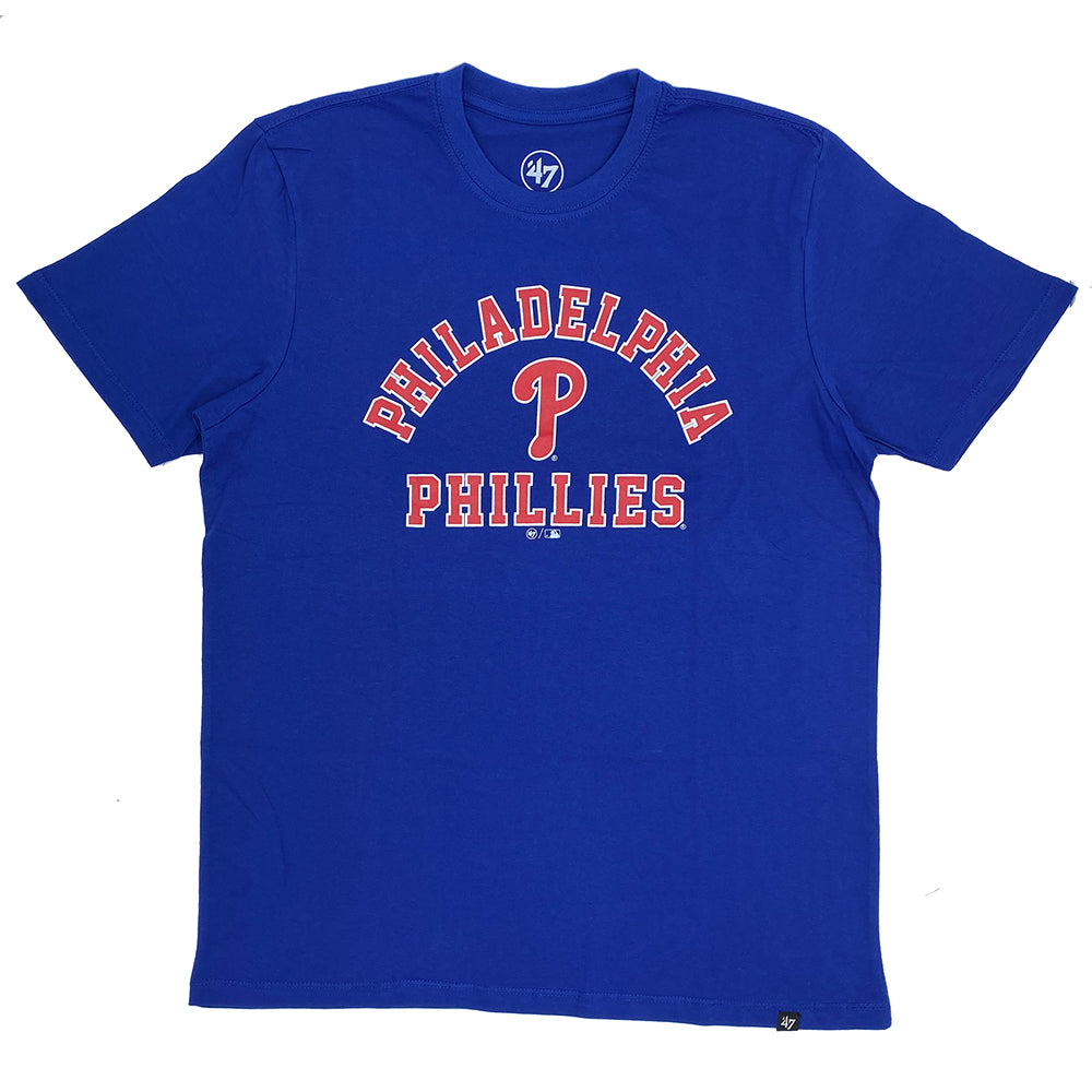 MLB Philadelphia Phillies &#39;47 Varsity Arch Tee - Blue