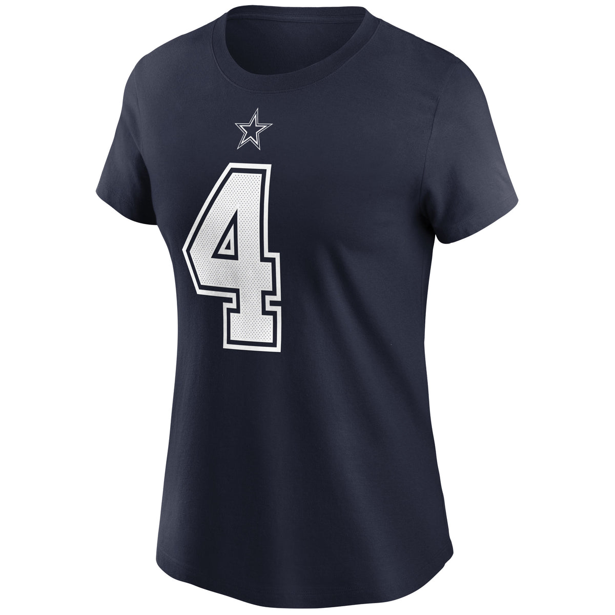 NFL Dallas Cowboys Dak Prescott Women&#39;s Nike Name &amp; Number Tee