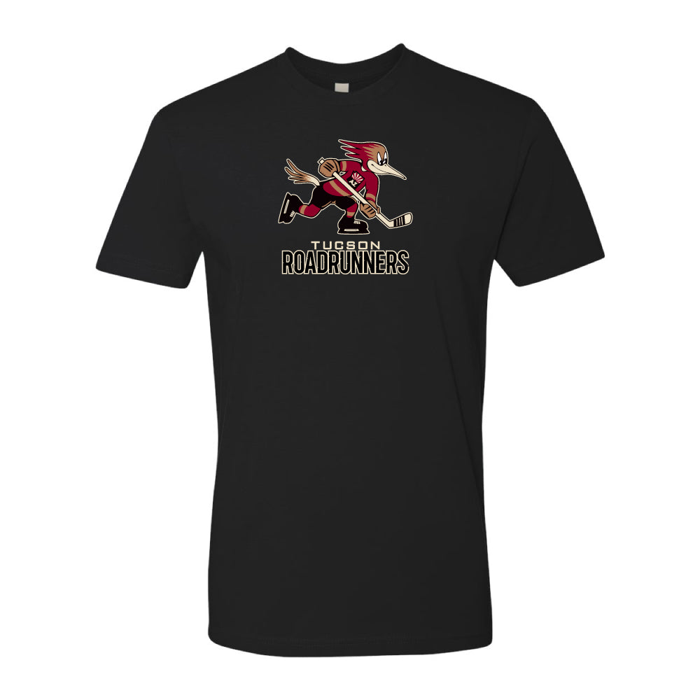 Tucson Roadrunners Primary Logo Stack T-Shirt - Black