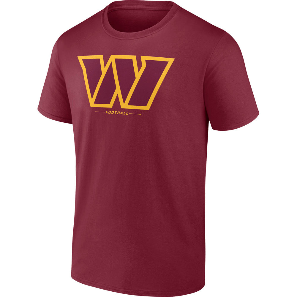 NFL Washington Commanders Fanatics Logo T-Shirt - Maroon