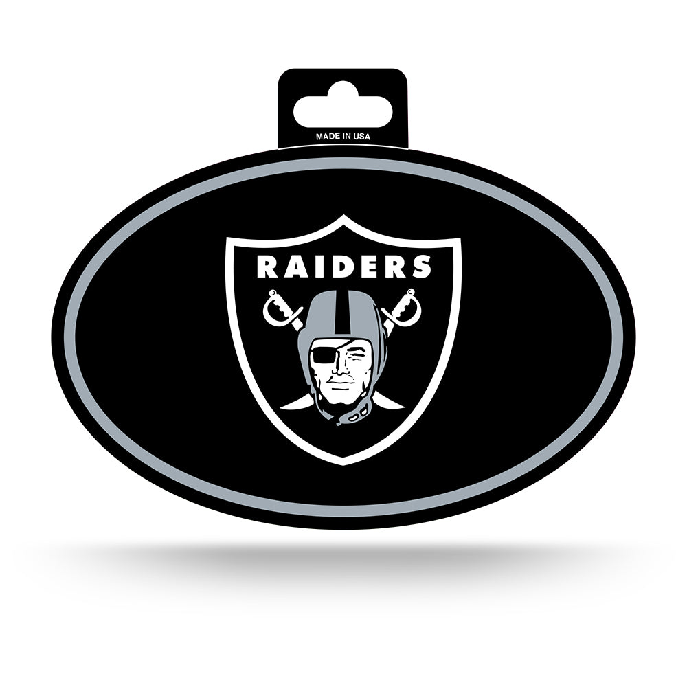 NFL Las Vegas Raiders Rico Oval Logo Sticker