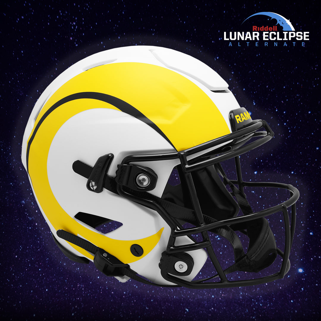 NFL Los Angeles Rams Riddell Lunar Alternate Mini Speed Helmet