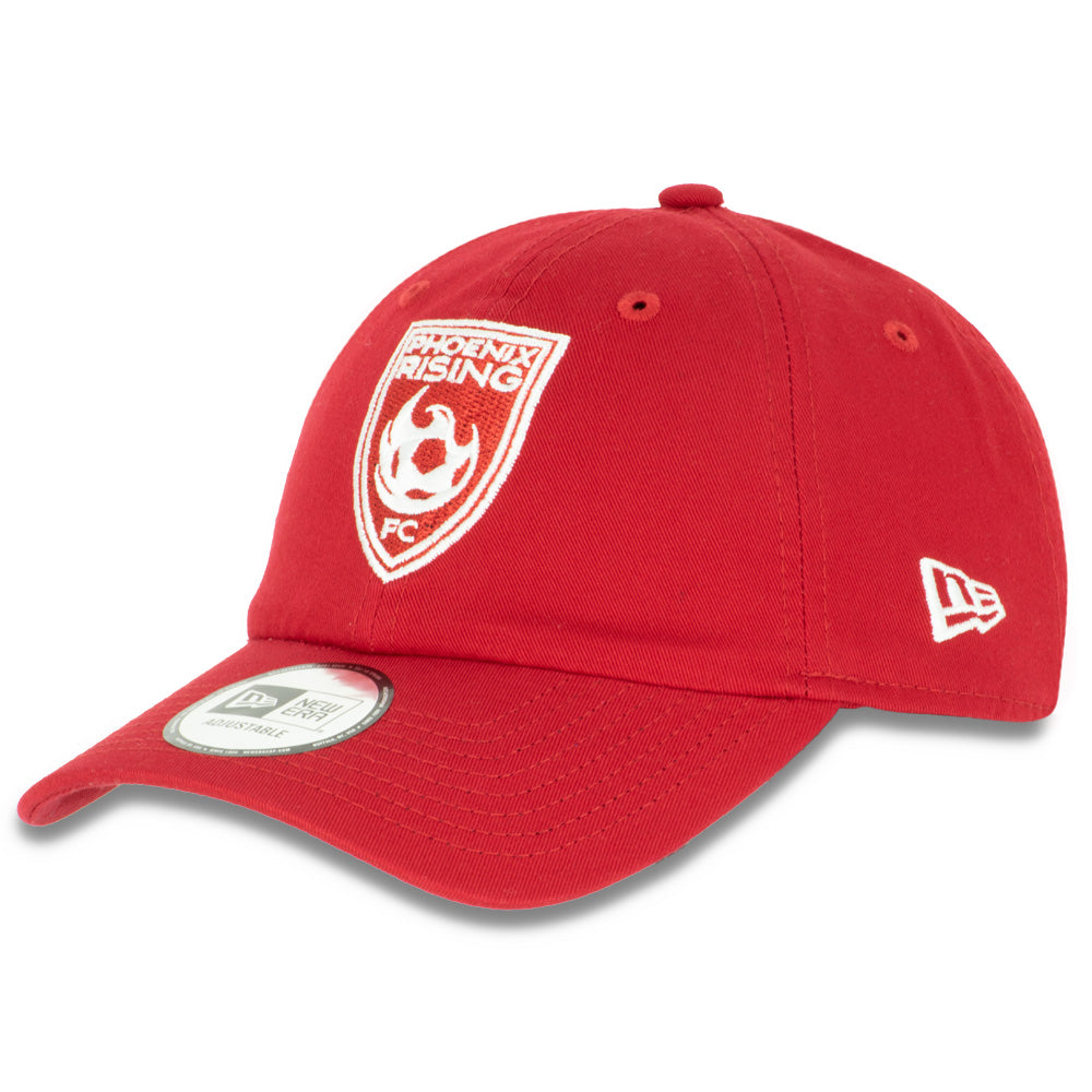 Phoenix Rising New Era White Shield Casual Classic Adjustable Hat - Red